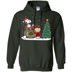 San Francisco 49ers Snoopy The Peanuts Ugly Christmas Sweater  Super Bowl Hoodie - The White Eagles