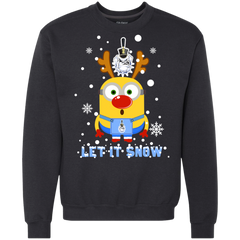 Minion Citadel Bulldogs Ugly Christmas Sweaters Let It Snow Sweatshirt - The White Eagles