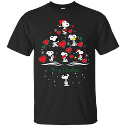 Snoopy Merry Christmas The Peanuts Movie Cotton T-Shirt - The White Eagles