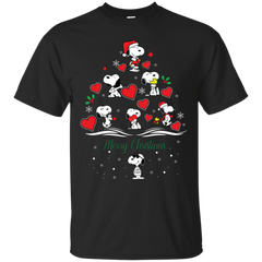 Snoopy Merry Christmas The Peanuts Movie Cotton T-Shirt - The White Eagles