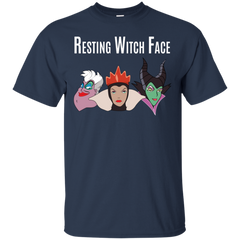 Maleficent Disney Shirt. Resting Witch Face Halloween Shirt Cotton T-Shirt - The White Eagles
