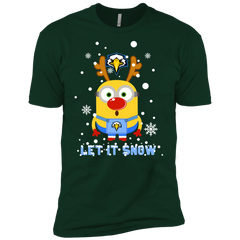 Minion Morehead State Eagles Ugly Christmas Sweaters Let It Snow Men's Sleeve Shirt - The White Eagles