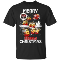 Christmas Sweaters Minions Santa Claus Merry Christmas Cotton T-Shirt - The White Eagles