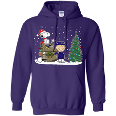 Baltimore Ravens Snoopy The Peanuts Ugly Christmas Sweater  Super Bowl Hoodie - The White Eagles