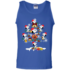 Christmas Is Coming Snoopy The Peanuts Movies Santa Claus Ugly Christmas Sweater Tank Top - The White Eagles