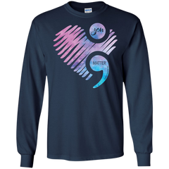 You Matter Don't Let Your Story End Semicolon Shirt LS Cotton T-Shirt - The White Eagles