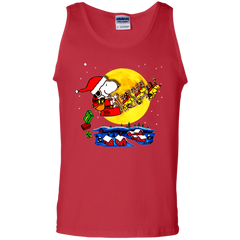 Snoopy Santa Claus Christmas The Peanuts Movie Tank Top - The White Eagles