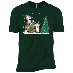 Los Angeles Rams Snoopy The Peanuts Ugly Christmas Sweater  Super Bowl Men's Sleeve Shirt - The White Eagles