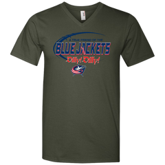 Dilly Dilly A True Friend Of The Columbus Blue Jackets Men's V-Neck T-Shirt - The White Eagles