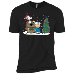 Carolina Panthers Snoopy The Peanuts Ugly Christmas Sweater  Super Bowl Men's Sleeve Shirt - The White Eagles