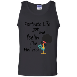 Fortnite Life Got Me Feelin Like Hei Hei Tank Top - The White Eagles