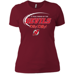 Dilly Dilly A True Friend Of The New Jersey Devils Ladies' Shirt - The White Eagles
