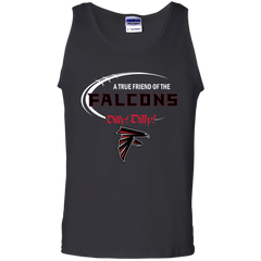Dilly Dilly Atlanta Falcons A True Friend Of The Falcons Tank Top - The White Eagles