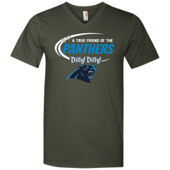 Dilly Dilly Panthers A True Friend Of The Panthers Men's V-Neck T-Shirt - The White Eagles