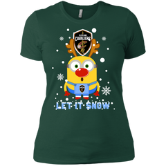 Minion Cleveland Cavaliers Primary Ugly Christmas Sweaters Let It Snow Ladies' Shirt - The White Eagles