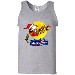 Snoopy Santa Claus Christmas The Peanuts Movie Tank Top - The White Eagles