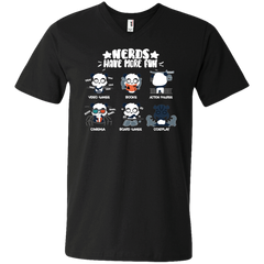 Nerds Have More Fun Shirt Men's V-Neck T-Shirt - The White Eagles