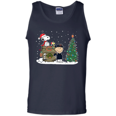 Chicago Bears Snoopy The Peanuts Ugly Christmas Sweater  Super Bowl Tank Top - The White Eagles