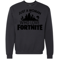 Fortnite Just A Woman Who Loves Fortnite Sweatshirt - The White Eagles