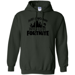 Fortnite Just A Woman Who Loves Fortnite Hoodie - The White Eagles