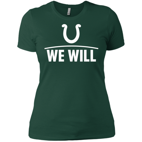 We Will Shirt For Indianapolis Colts Fans Ladies' Shirt - The White Eagles
