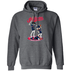 Cleveland Indians Baseball Rick And Morty Hoodie - The White Eagles