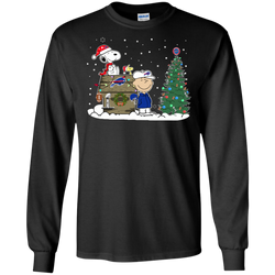 Buffalo Bills Snoopy The Peanuts Ugly Christmas Sweater  Super Bowl LS Cotton T-Shirt - The White Eagles