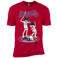 Atlanta Braves Baseball Rick And Morty Men's Sleeve Shirt - The White Eagles