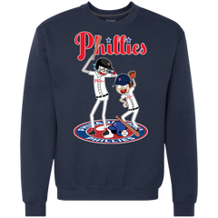 Philadelphia Phillies Baseball Rick And Morty Sweatshirt - The White Eagles