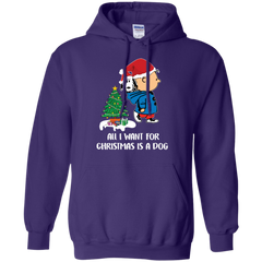 All I Want For Christmas Is A Dog Snoopy Charlie Brown The Peanuts Movie Hoodie - The White Eagles