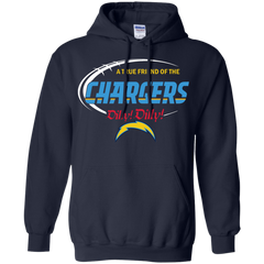 Dilly Dilly Los Angeles Chargers A True Friend Of The Chargers Hoodie - The White Eagles