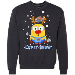 Minion Bucknell Bison Ugly Christmas Sweaters Let It Snow Sweatshirt - The White Eagles