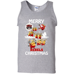 Christmas Sweaters Minions Santa Claus Merry Christmas Tank Top - The White Eagles