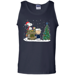 San Diego Chargers Snoopy The Peanuts Ugly Christmas Sweater  Super Bowl Tank Top - The White Eagles