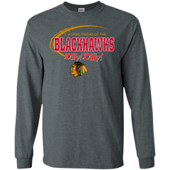 Dilly Dilly A True Friend Of The Chicago Blackhawks LS Cotton T-Shirt - The White Eagles