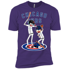Chicago Cubs Baseball Rick And Morty Men's Sleeve Shirt - The White Eagles