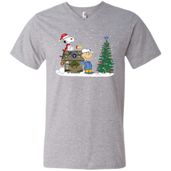 Tennessee Titans Snoopy The Peanuts Ugly Christmas Sweater  Super Bowl Men's V-Neck T-Shirt - The White Eagles