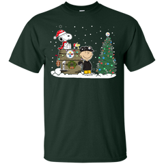 Pittsburgh Steelers Snoopy The Peanuts Ugly Christmas Sweater  Super Bowl Cotton T-Shirt - The White Eagles