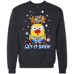 Minion Bryant Bulldogs Ugly Christmas Sweaters Let It Snow Sweatshirt - The White Eagles