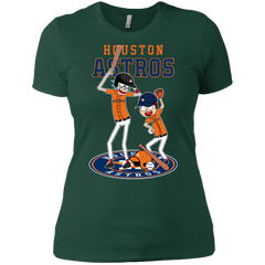 Houston Astros Baseball Rick And Morty Ladies' Shirt - The White Eagles