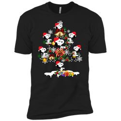 Christmas Is Coming Snoopy The Peanuts Movies Santa Claus Ugly Christmas Sweater Men's Sleeve Shirt - The White Eagles