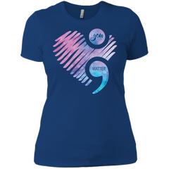 You Matter Don't Let Your Story End Semicolon Shirt Ladies' Shirt - The White Eagles