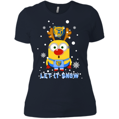 Minion Northern Colorado Bears Ugly Christmas Sweaters Let It Snow Ladies' Shirt - The White Eagles