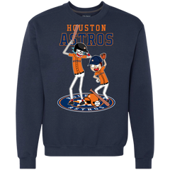 Houston Astros Baseball Rick And Morty Sweatshirt - The White Eagles