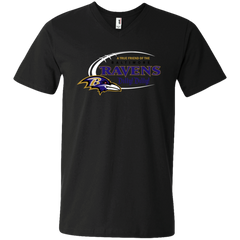 Nfl Dilly Dilly Ravens A True Friend Of The Ravens Men's V-Neck T-Shirt - The White Eagles