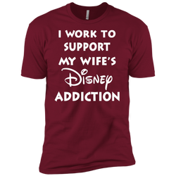 I Work To Support My Wife's Disney Addiction - Disney Shirt Men's Sleeve Shirt - The White Eagles