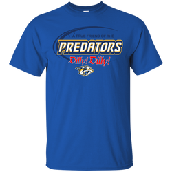 Dilly Dilly A True Friend Of The Nashville Predators Cotton T-Shirt - The White Eagles