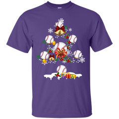 Christmas Is Coming Baseball Santa Claus Ugly Christmas Sweater Cotton T-Shirt - The White Eagles