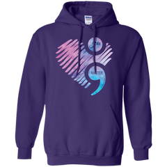 You Matter Don't Let Your Story End Semicolon Shirt Hoodie - The White Eagles