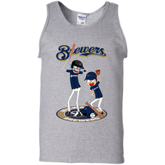 Milwaukee Brewers Baseball Rick And Morty Tank Top - The White Eagles